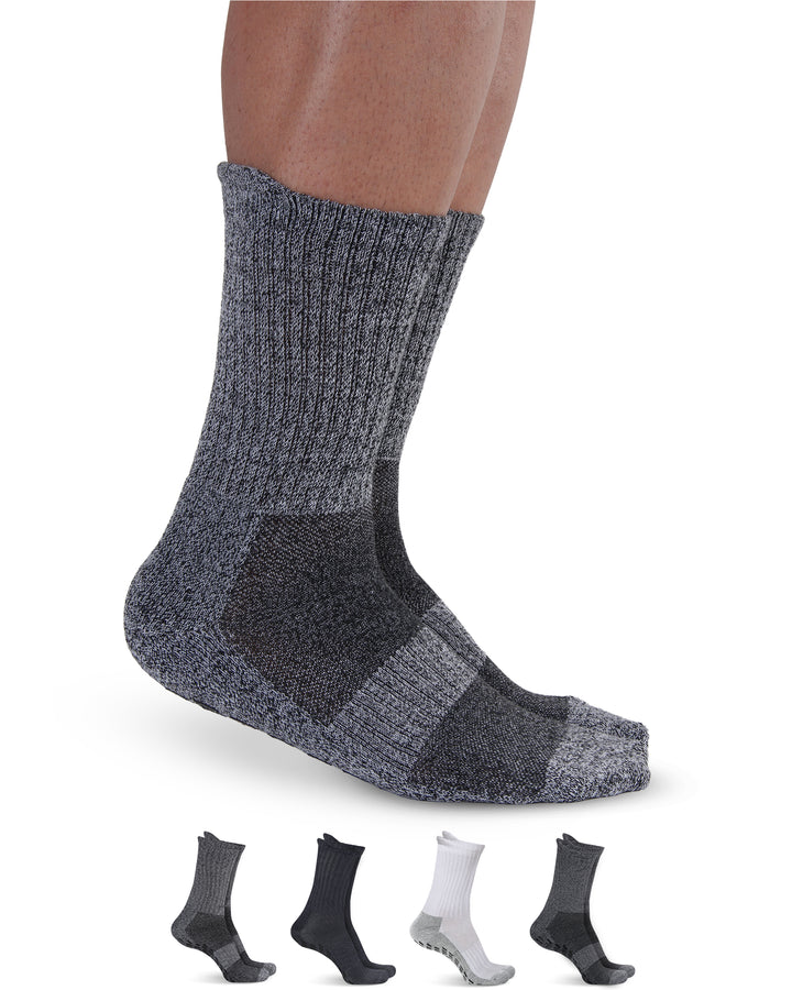 Gray sock on a white background with additional socks displayed below.