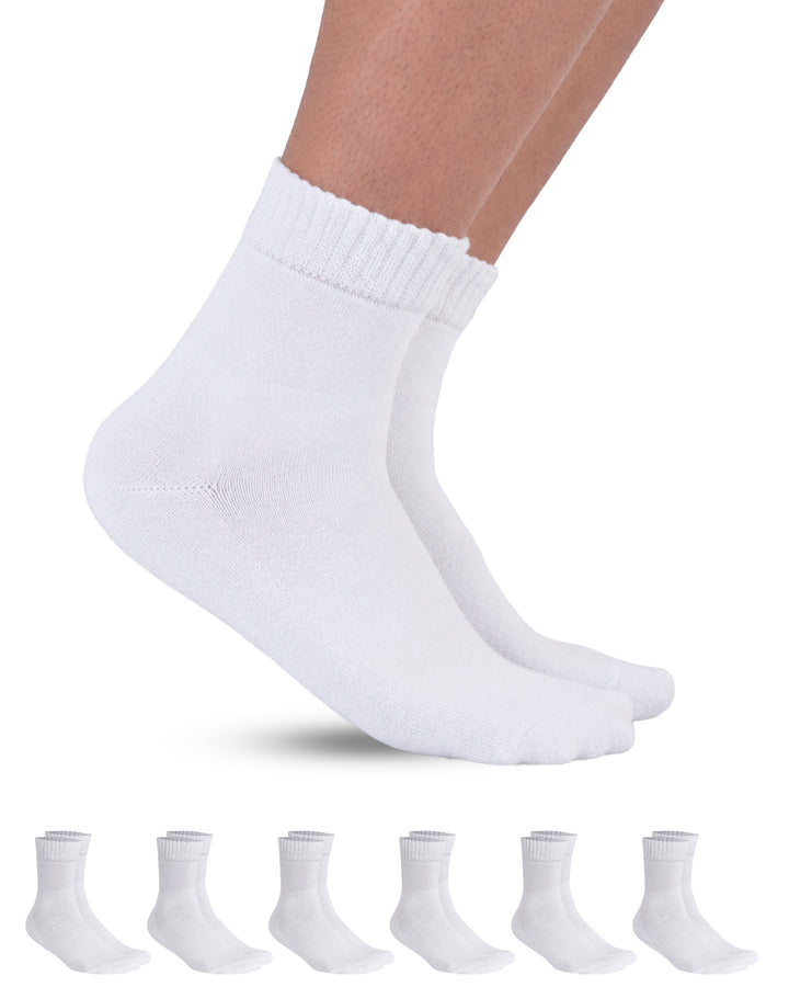 White socks with a brand name on a white background