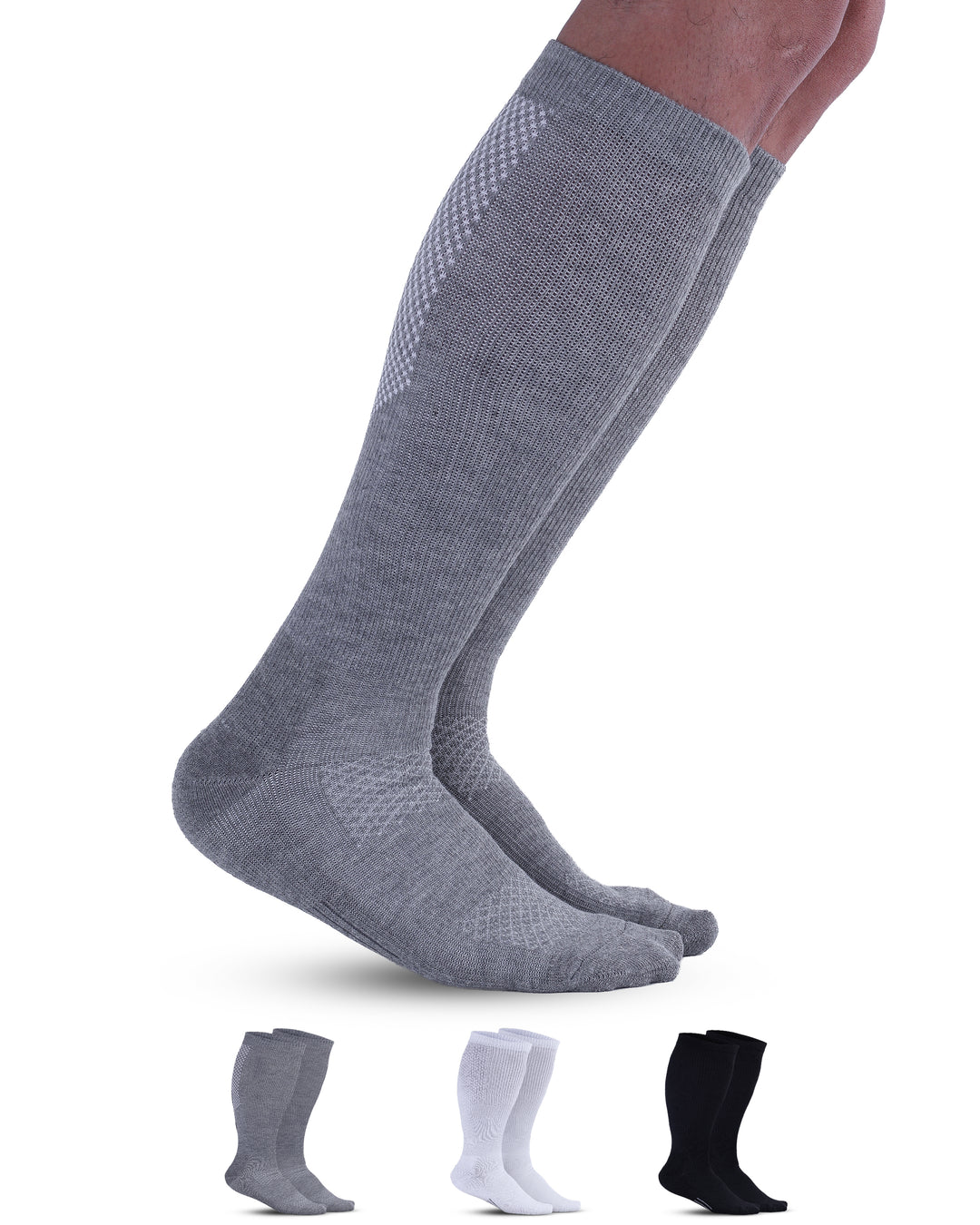 Pembrook Light Compression Socks for Men &amp; Women - 3 Pairs | 8-15 mmhg