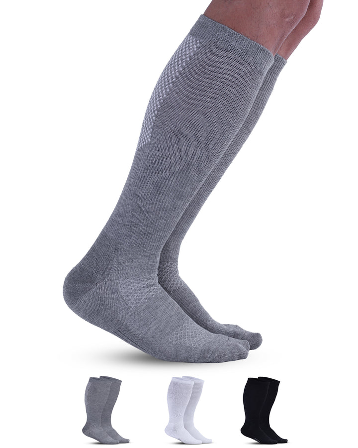 Pembrook Light Compression Socks for Men &amp; Women - 3 Pairs | 8-15 mmhg