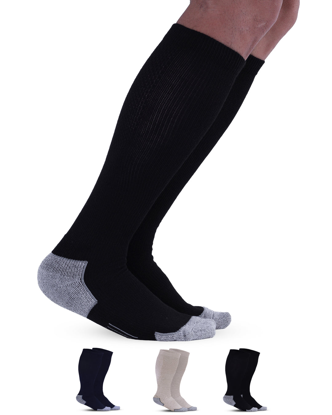 Pembrook Light Compression Socks for Men &amp; Women - 3 Pairs | 8-15 mmhg