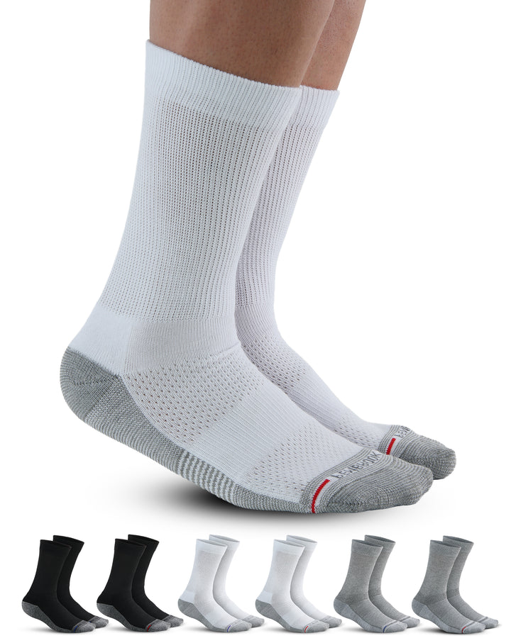 Gray socks with a pattern on a white background, with additional pairs displayed below.