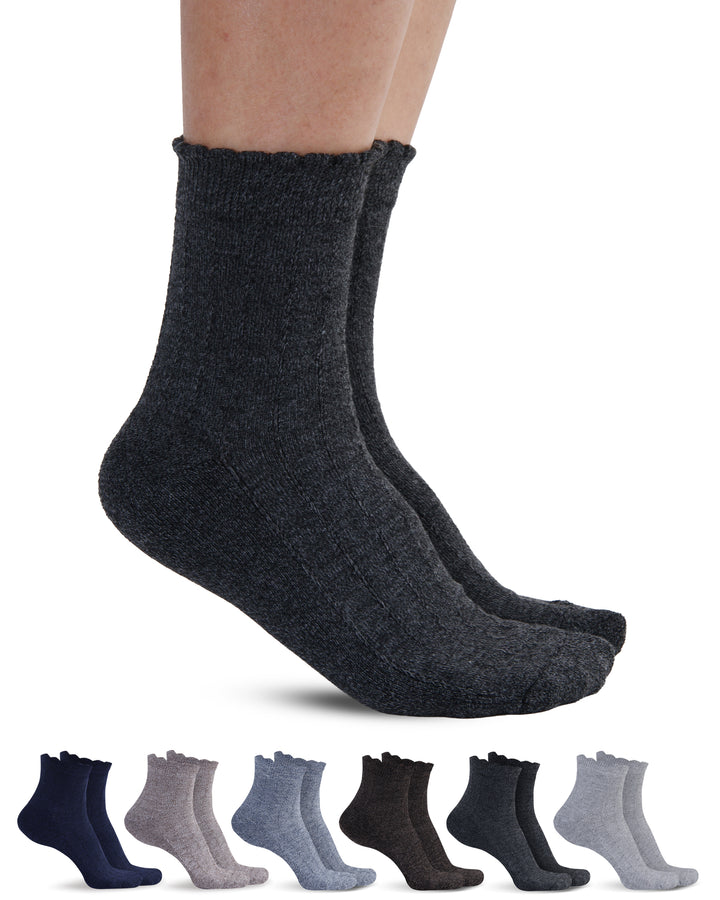 Dark gray socks on a white background with color swatches below.