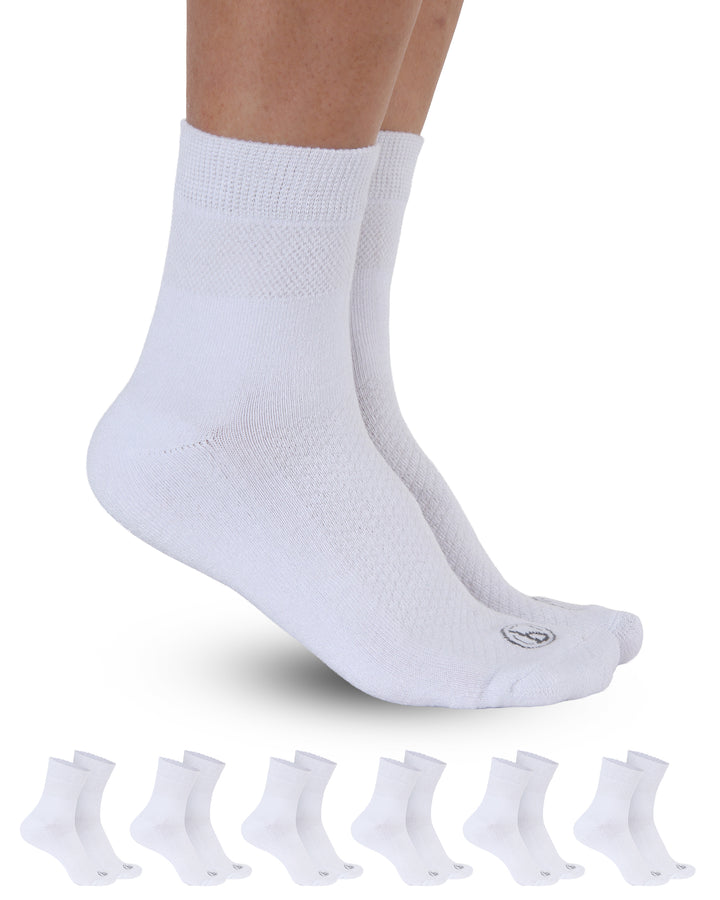 Pembrook Ankle Diabetic Socks for Women &amp; Men - 6 Pairs