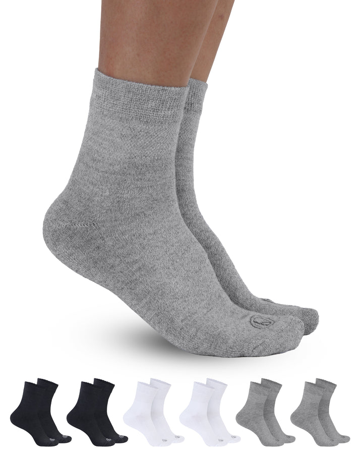 Pembrook Ankle Diabetic Socks for Women &amp; Men - 6 Pairs
