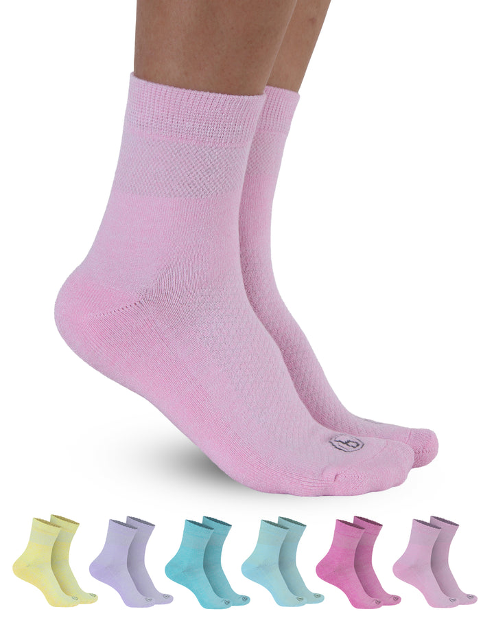 Pembrook Ankle Diabetic Socks for Women &amp; Men - 6 Pairs