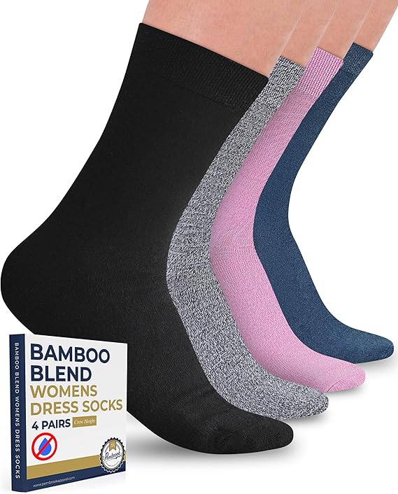 Four pairs of bamboo blend women&