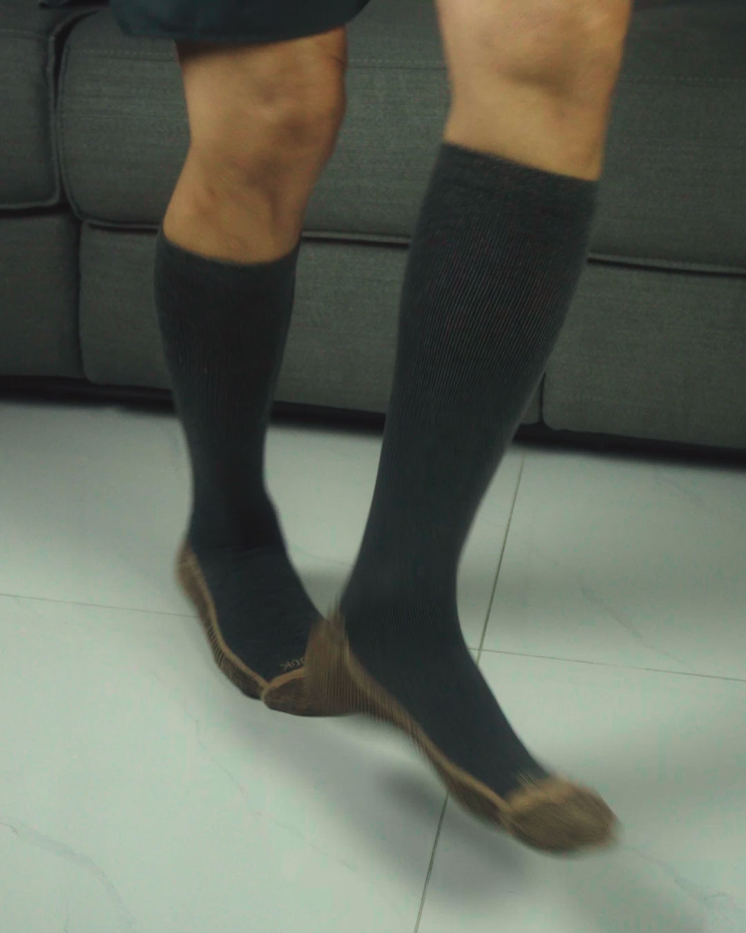 Pembrook 3 Pairs Copper Mens Compression Socks 20-30 mmHg.